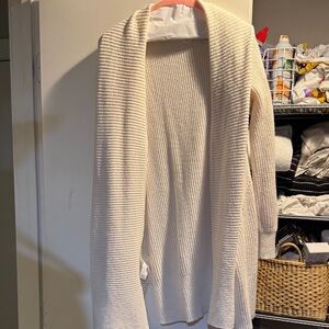 LOFT Cream Women's Cardigan Sweater